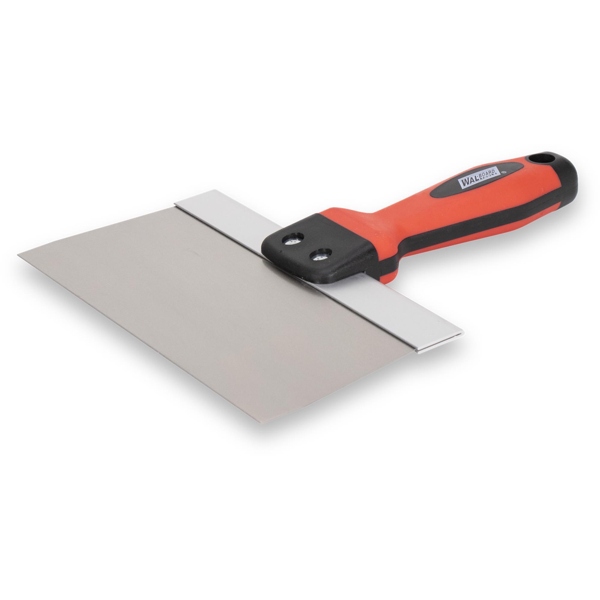 Wal-Board Taping Knife — 8in., Stainless Steel Blade, Soft Grip Handle, Model# 020-038